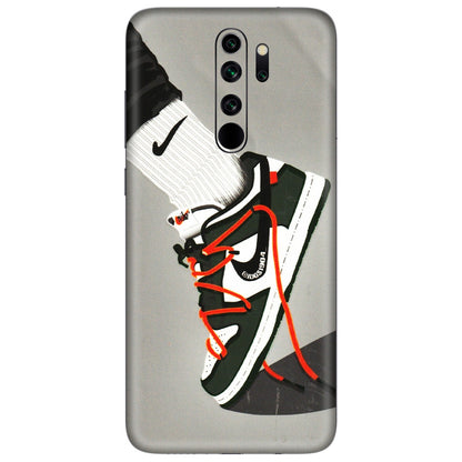 Xiaomi Redmi Phone Skins (All Models) - New Grey Sneaker - 3D Embossed Finish (L-261) Redmi Note 8 Pro
