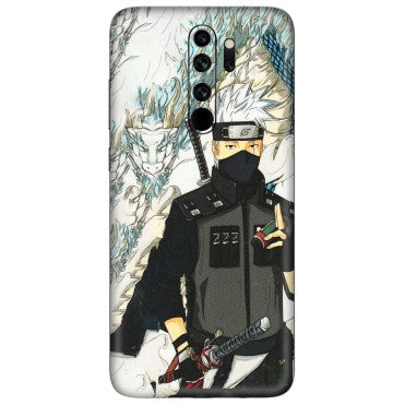 Xiaomi Redmi Phone Skins (All Models) - Kakashi Hatake Naruto Anime - 3D Embossed Finish (L-46) Redmi Note 8 Pro