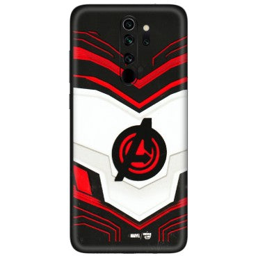 Xiaomi Redmi Phone Skins (All Models) - Avengers Logo - 3D Embossed Finish (L-55) Redmi Note 8 Pro