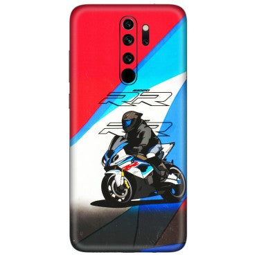 Xiaomi Redmi Phone Skins (All Models) - Bikers Love - 3D Embossed Finish (L-58) Redmi Note 8 Pro