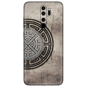 Xiaomi Redmi Phone Skins (All Models) - Mysterious Circular Design - 3D Embossed Finish (L-63) Redmi Note 8 Pro