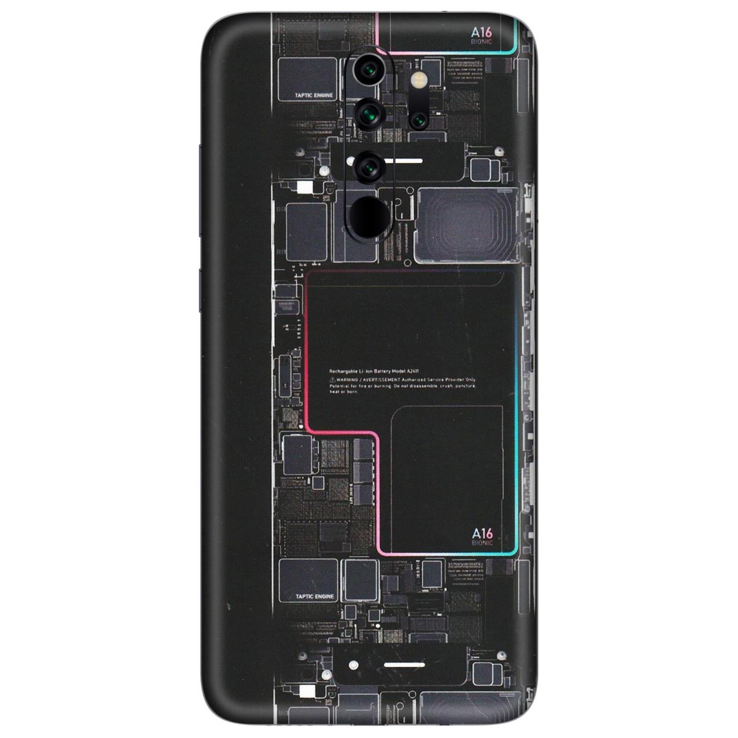 Xiaomi Redmi Phone Skins (All Models) - Motherboard Circuit Layout - Matte Finish (M-117) Redmi Note 8 Pro