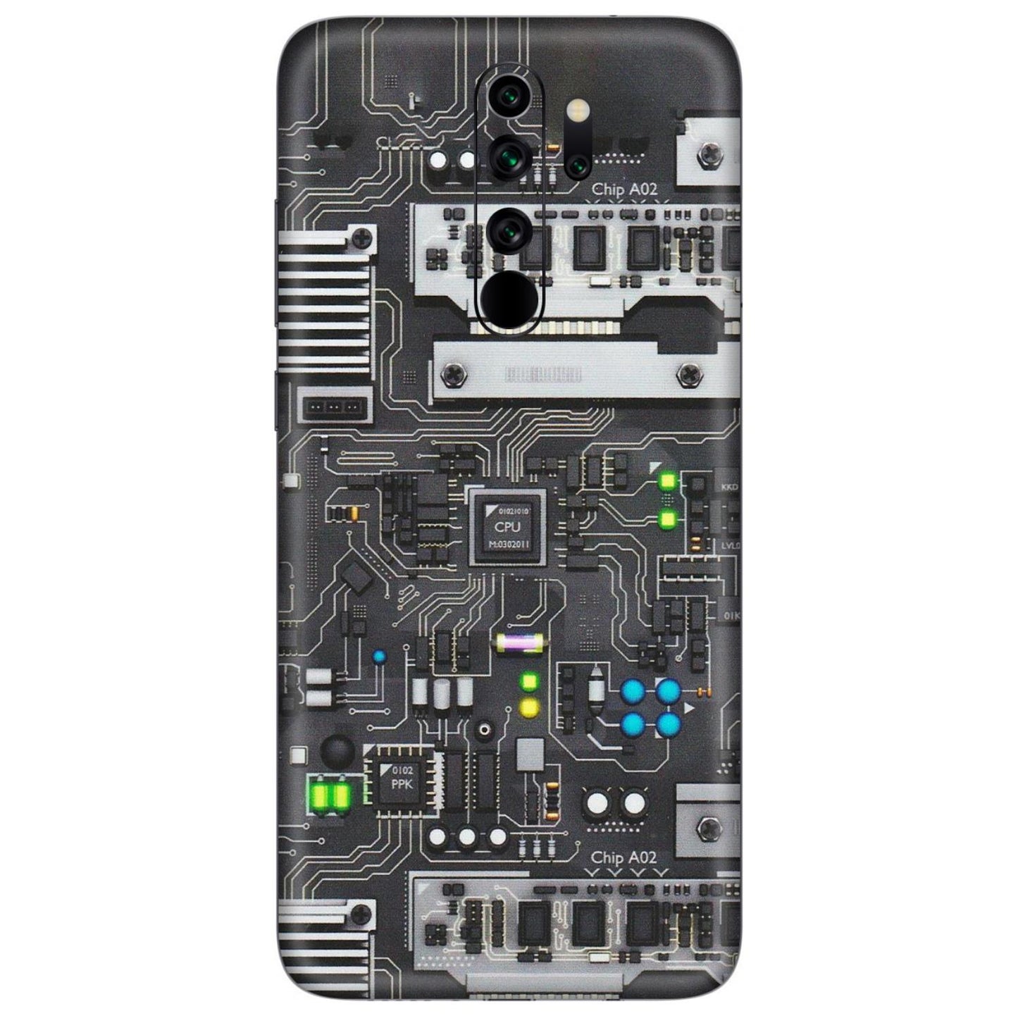 Xiaomi Redmi Phone Skins (All Models) - Motherboard Internals - Matte Finish (M-135) Redmi Note 8 Pro