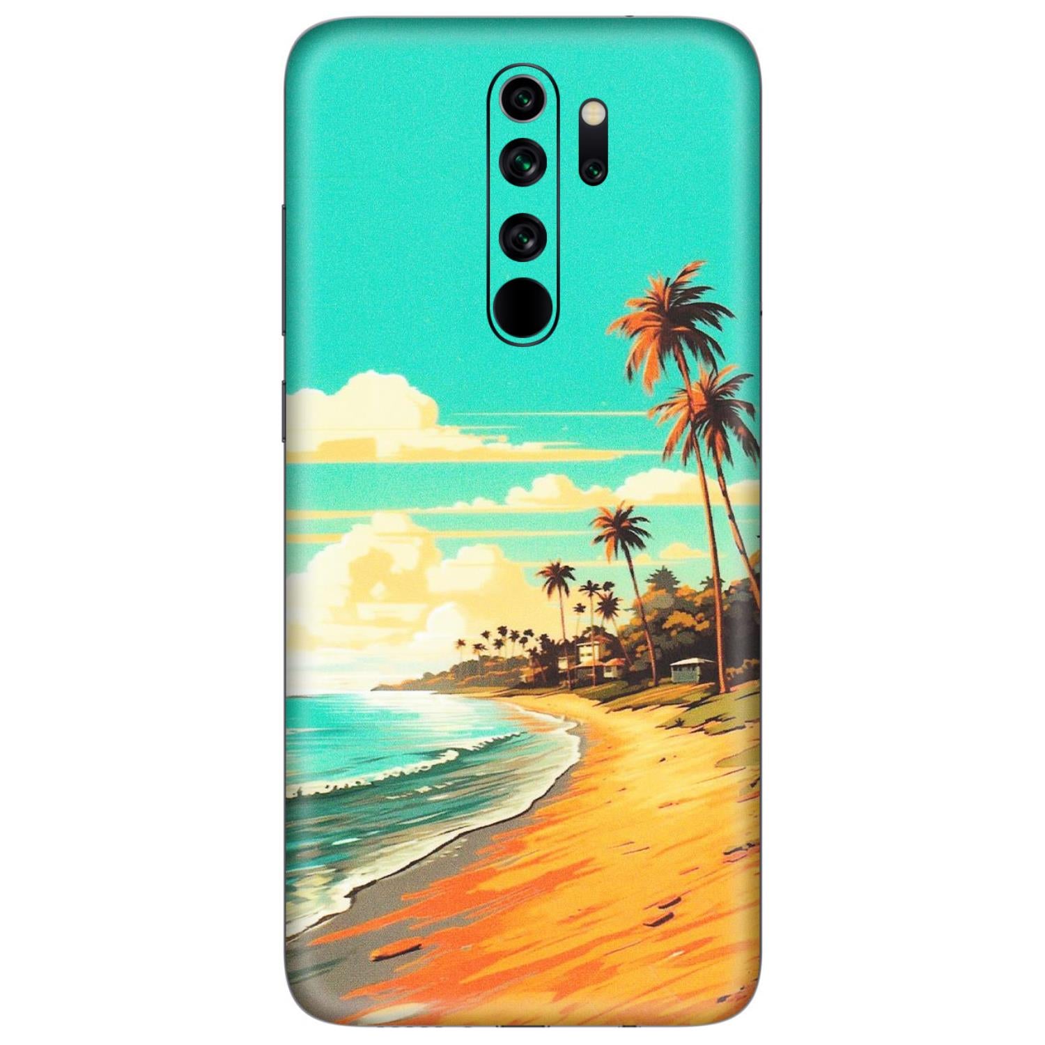 Xiaomi Redmi Phone Skins (All Models) - Miami Beach - Matte Finish (M-136) Redmi Note 8 Pro