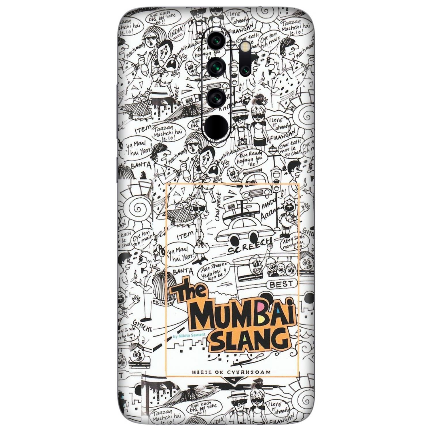 Xiaomi Redmi Phone Skins (All Models) - The Mumbai Slang - Matte Finish (M-142) Redmi Note 8 Pro