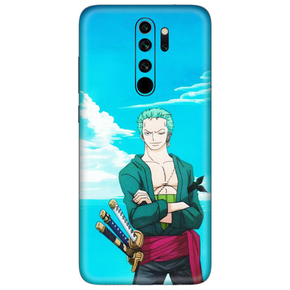 Xiaomi Redmi Phone Skins (All Models) - Cool Swordman Zoro Anime - Matte Finish (M-143) Redmi Note 8 Pro