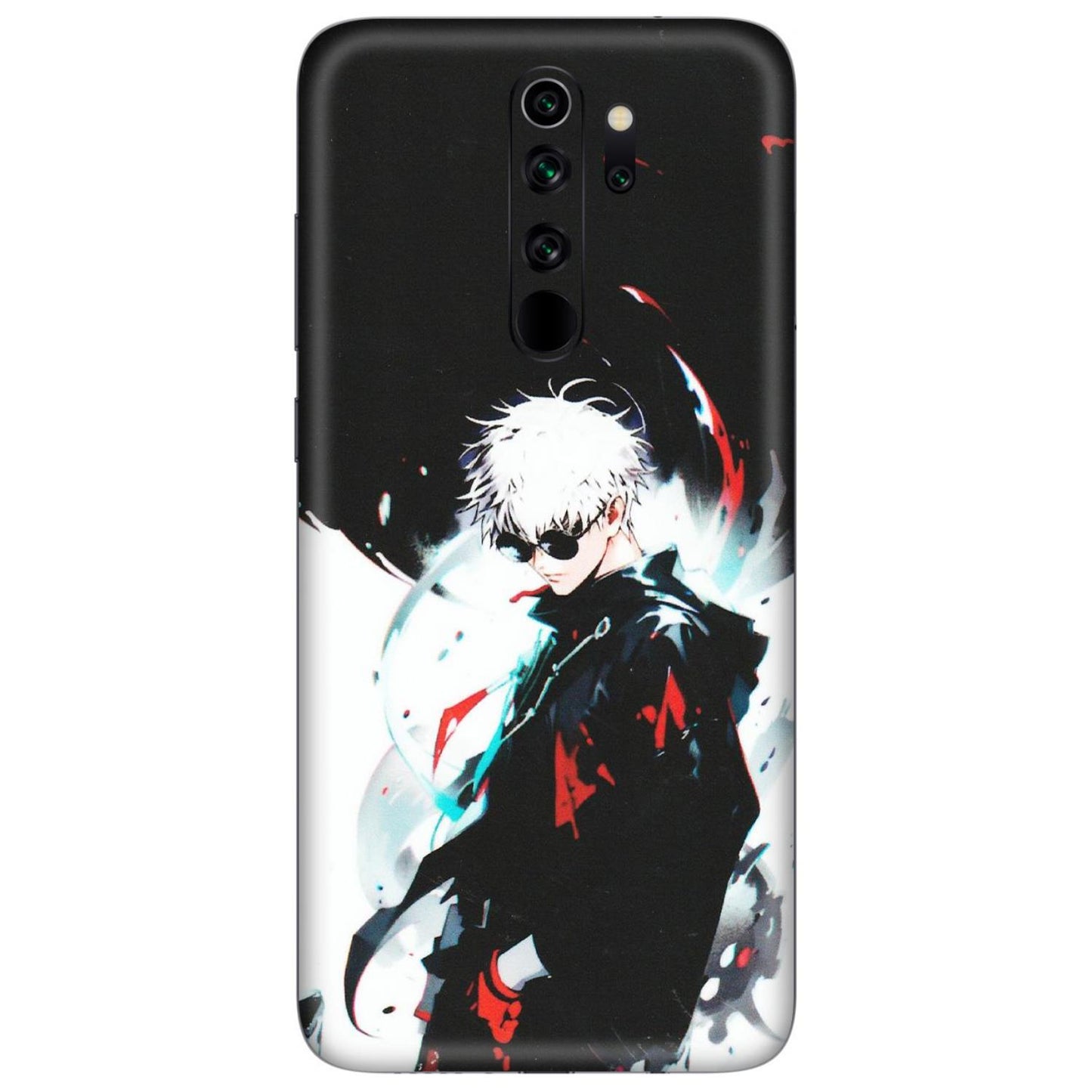 Xiaomi Redmi Phone Skins (All Models) - Gojo Powerful Charater Kaisen Anime - Matte Finish (M-144) Redmi Note 8 Pro