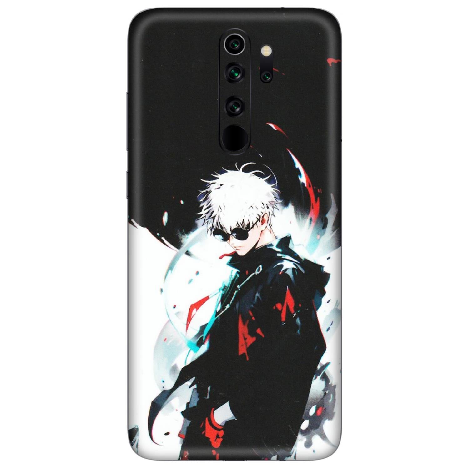 Xiaomi Redmi Phone Skins (All Models) - Gojo Powerful Charater Kaisen Anime - Matte Finish (M-144) Redmi Note 8 Pro