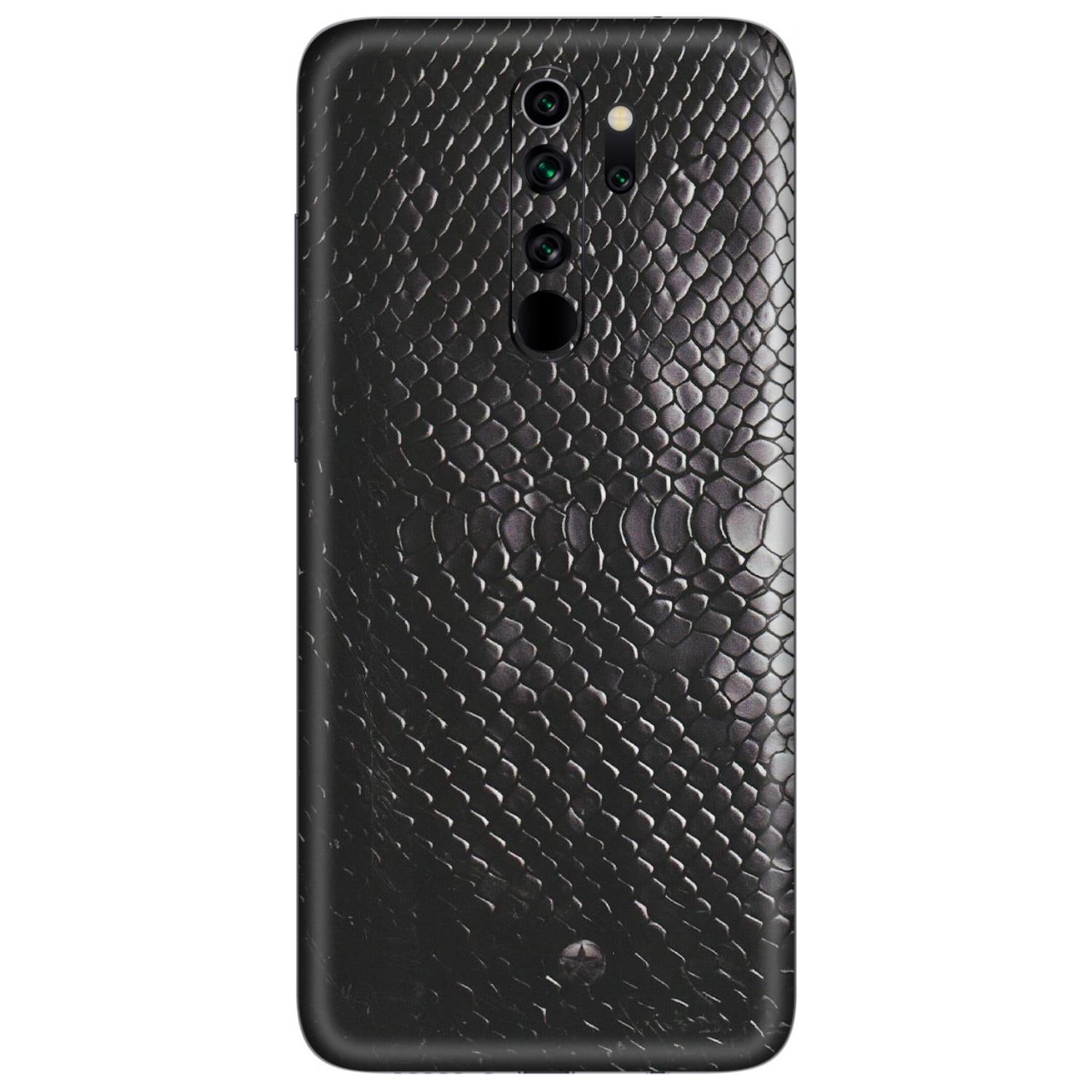 Xiaomi Redmi Phone Skins (All Models) - Black Snack Leather - Matte Finish (M-147) Redmi Note 8 Pro