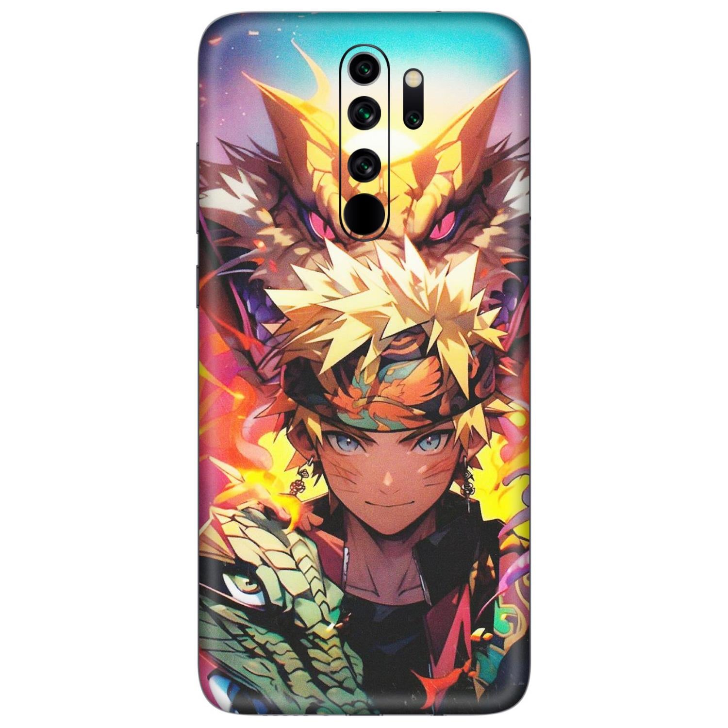 Xiaomi Redmi Phone Skins (All Models) - Angry Naruto Anime - Matte Finish (M-148) Redmi Note 8 Pro