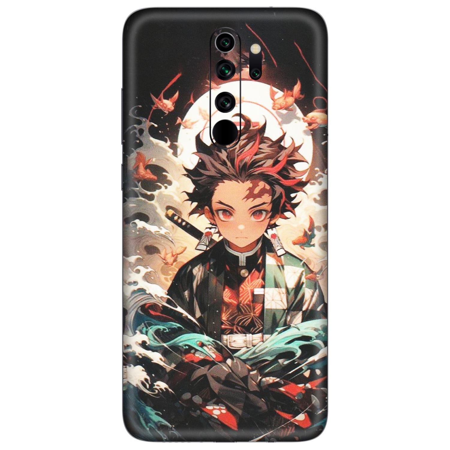 Xiaomi Redmi Phone Skins (All Models) - Tanjiro Demon Slayer Anime - Matte Finish (M-158) Redmi Note 8 Pro
