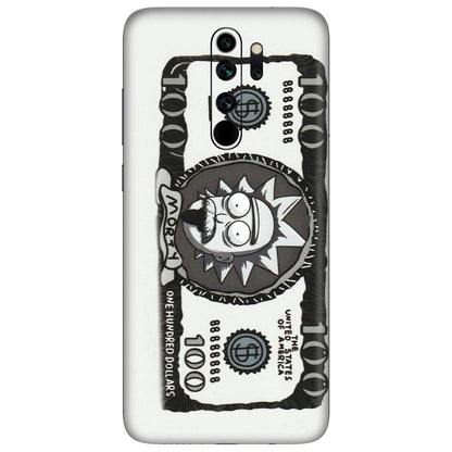 Xiaomi Redmi Phone Skins (All Models) - Rick And Morty Hundred Dollar Anime - Matte Finish (M-161) Redmi Note 8 Pro