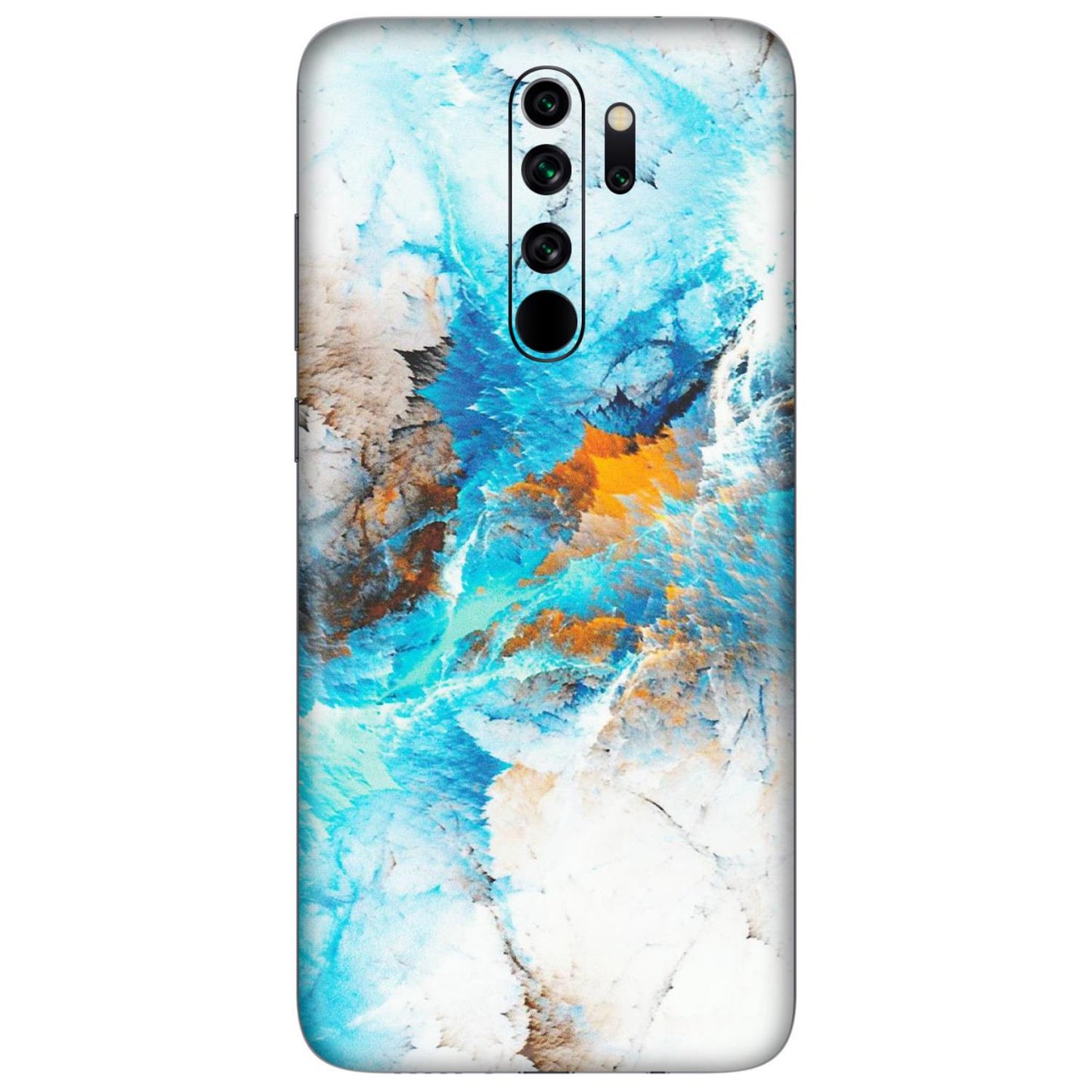 Xiaomi Redmi Phone Skins (All Models) - Blue Waves Abstract - Matte Finish (M-19) Redmi Note 8 Pro
