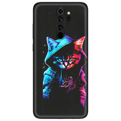 Xiaomi Redmi Phone Skins (All Models) - Cyberpunk Cat - Matte Finish (M-45) Redmi Note 8 Pro