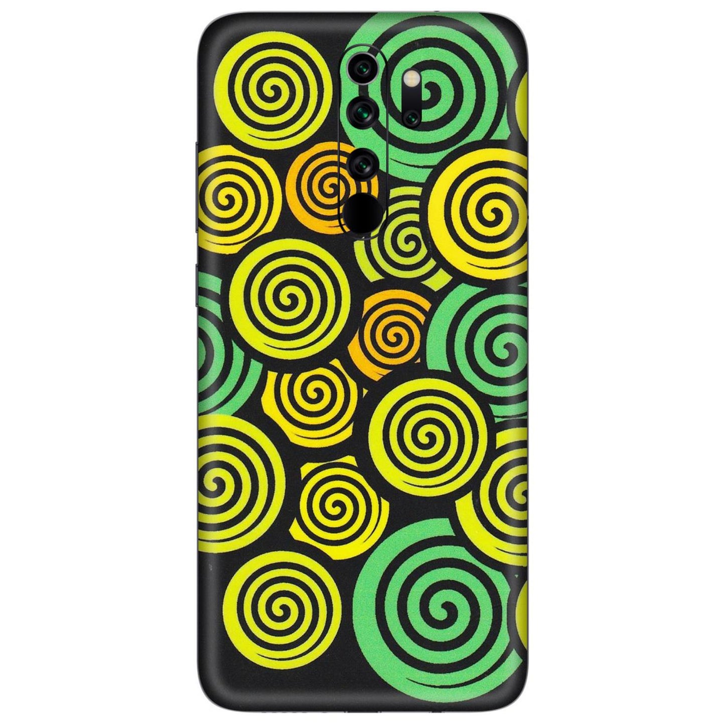 Xiaomi Redmi Phone Skins (All Models) - Crazy Spiral - Matte Finish (M-91) Redmi Note 8 Pro