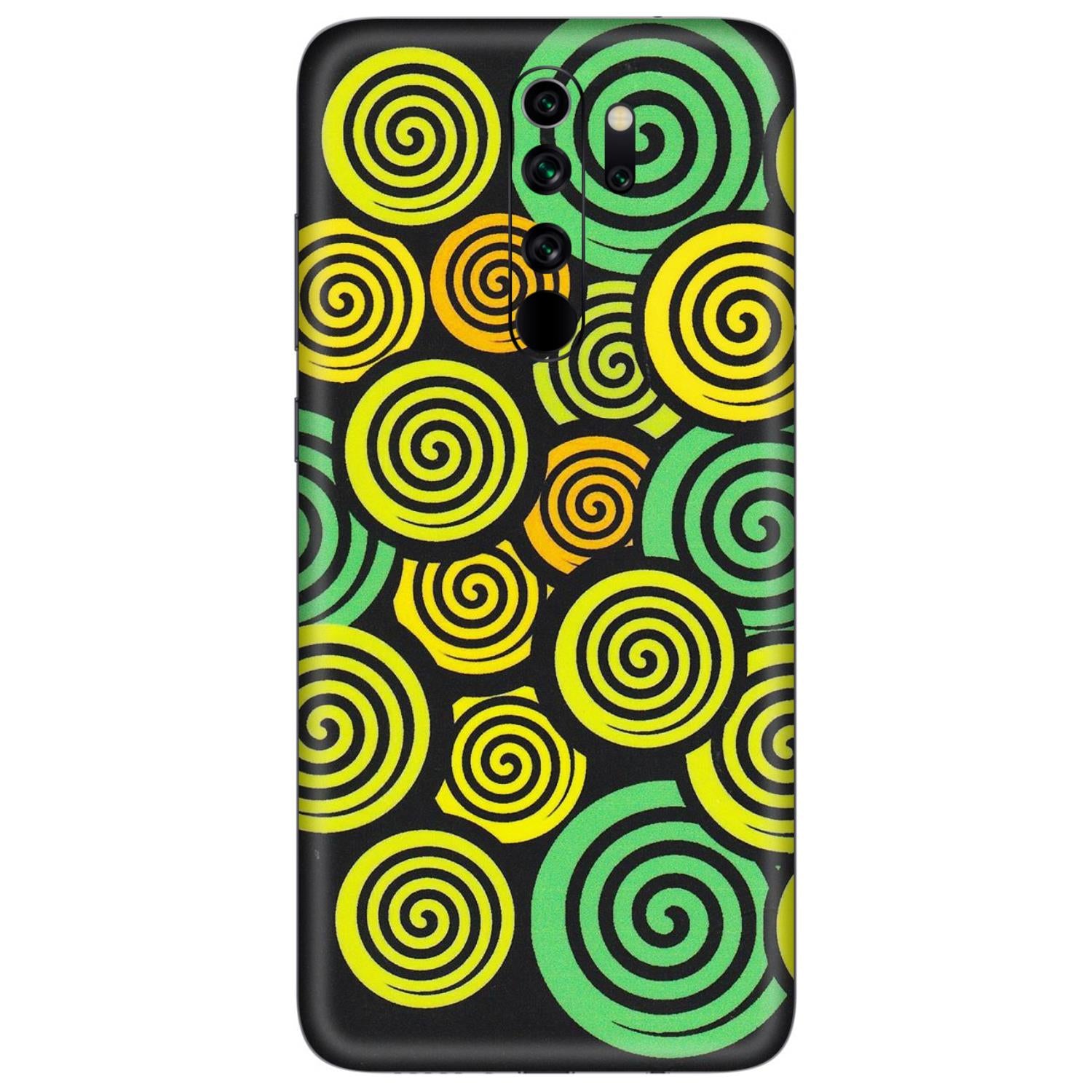 Xiaomi Redmi Phone Skins (All Models) - Crazy Spiral - Matte Finish (M-91) Redmi Note 8 Pro
