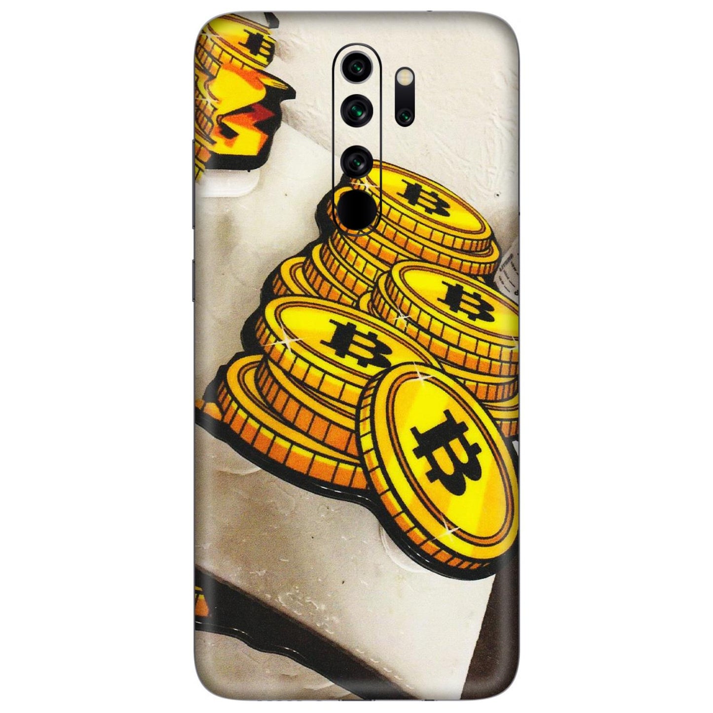 Xiaomi Redmi Phone Skins (All Models) - Billionaire Bitcoin Collection - Matte Finish (M-92) Redmi Note 8 Pro