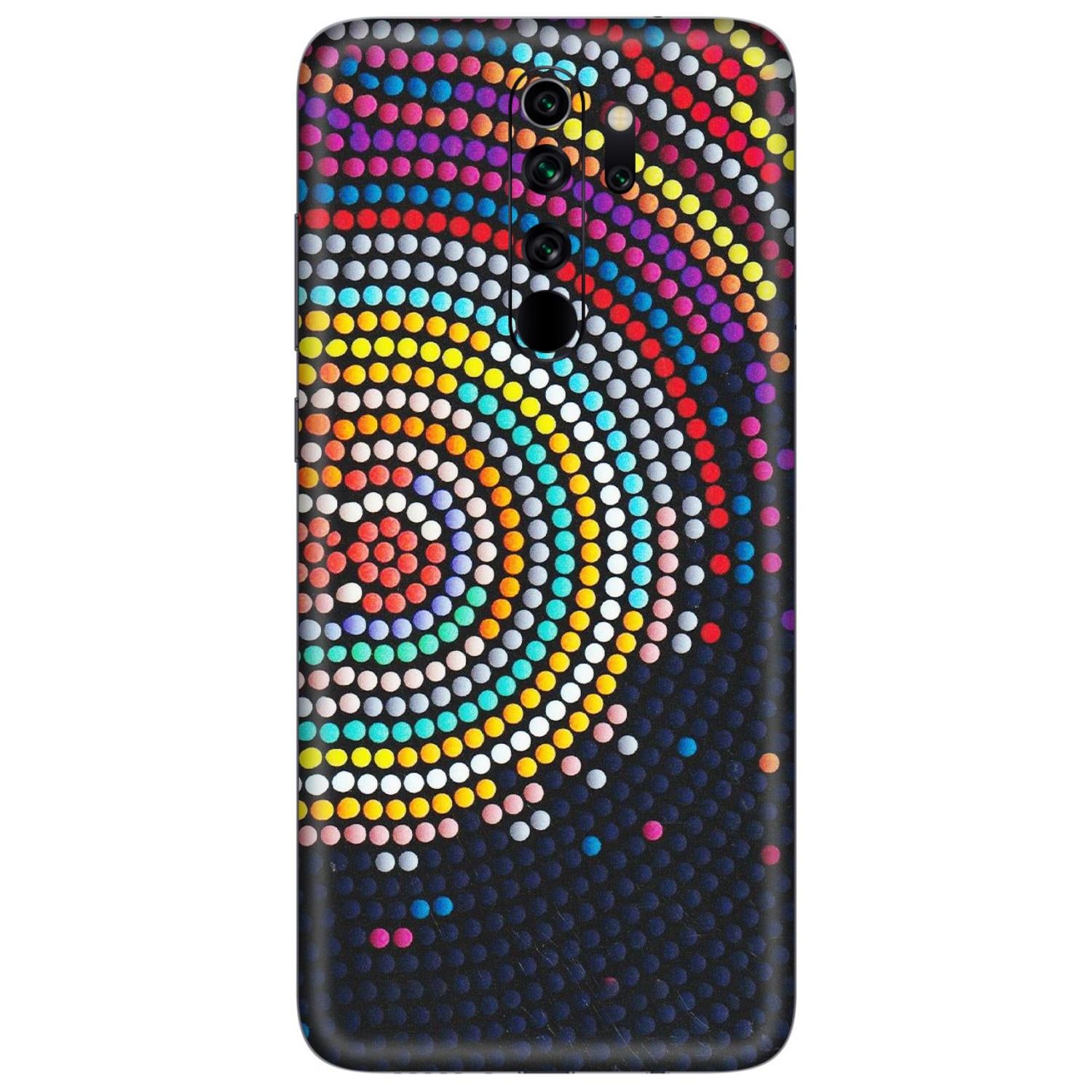 Xiaomi Redmi Phone Skins (All Models) - Rainbow Dot Mandala - Matte Finish (M-97) Redmi Note 8 Pro
