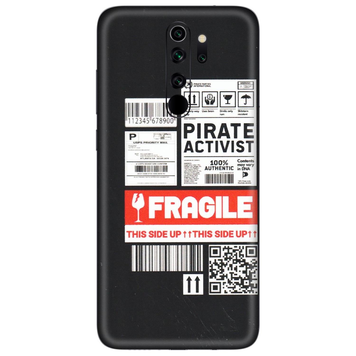 Xiaomi Redmi Phone Skins (All Models) - Handle With Care - Matte Finish (M-99) Redmi Note 8 Pro