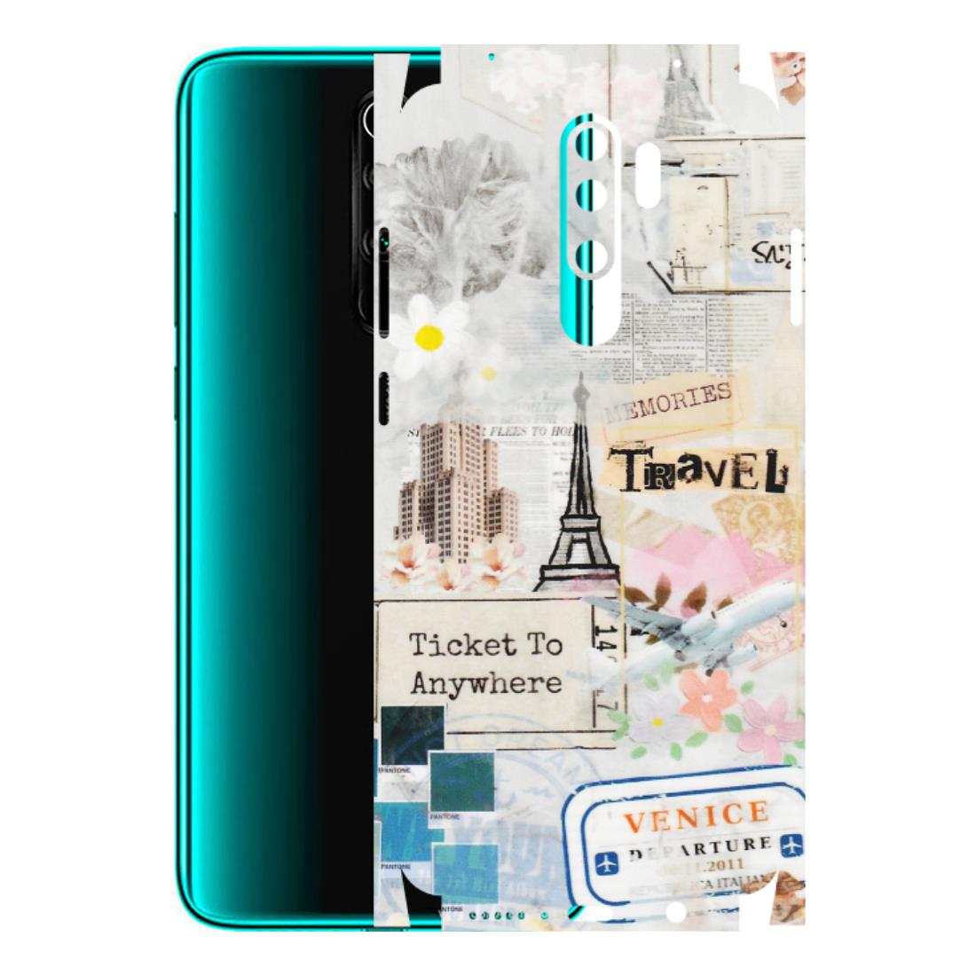 Xiaomi Redmi Phone Skins (All Models) - Travel Memories - Transparent Finish (T-09) Redmi Note 8 Pro
