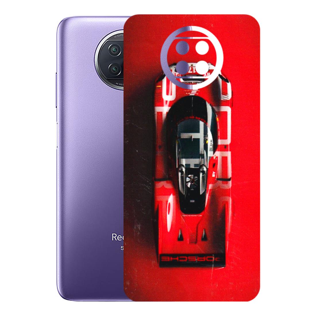 Xiaomi Redmi Phone Skins (All Models) - Red Porsche Car Logo - 3D Embossed Finish (L-315) Redmi Note 9T 5G