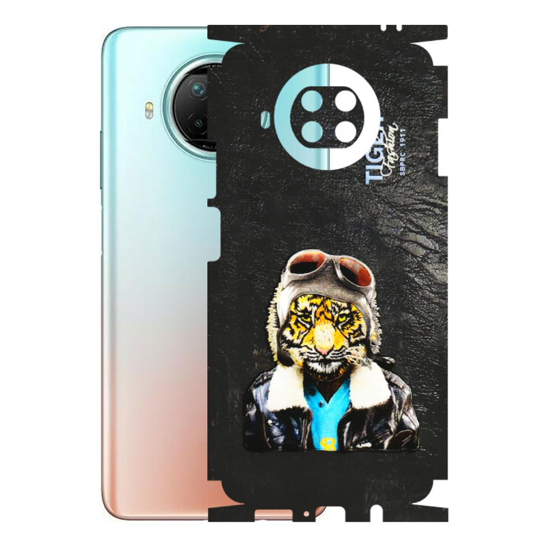 Xiaomi Redmi Phone Skins (All Models) - Rider Tiger - 3D Embossed Finish (L-113) Redmi Note 9 Pro
