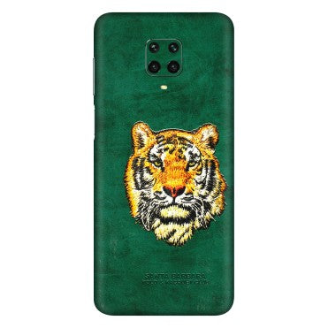 Xiaomi Redmi Phone Skins (All Models) - Leather Feel Tiger - 3D Embossed Finish (L-111) Redmi Note 9 Pro Max