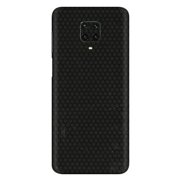 Xiaomi Redmi Phone Skins (All Models) - Black honeycomb - 3D Embossed Finish (L-114) Redmi Note 9 Pro Max