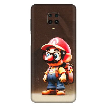 Xiaomi Redmi Phone Skins (All Models) - Little Mario - 3D Embossed Finish (L-119) Redmi Note 9 Pro Max