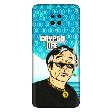 Xiaomi Redmi Phone Skins (All Models) - Crypto Thug Life - 3D Embossed Finish (L-179) Redmi Note 9 Pro Max