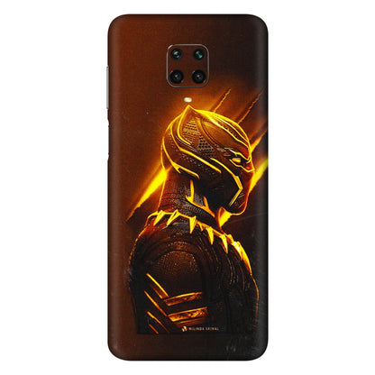 Xiaomi Redmi Phone Skins (All Models) - Gold Black Panther - 3D Embossed Finish (L-181) Redmi Note 9 Pro Max