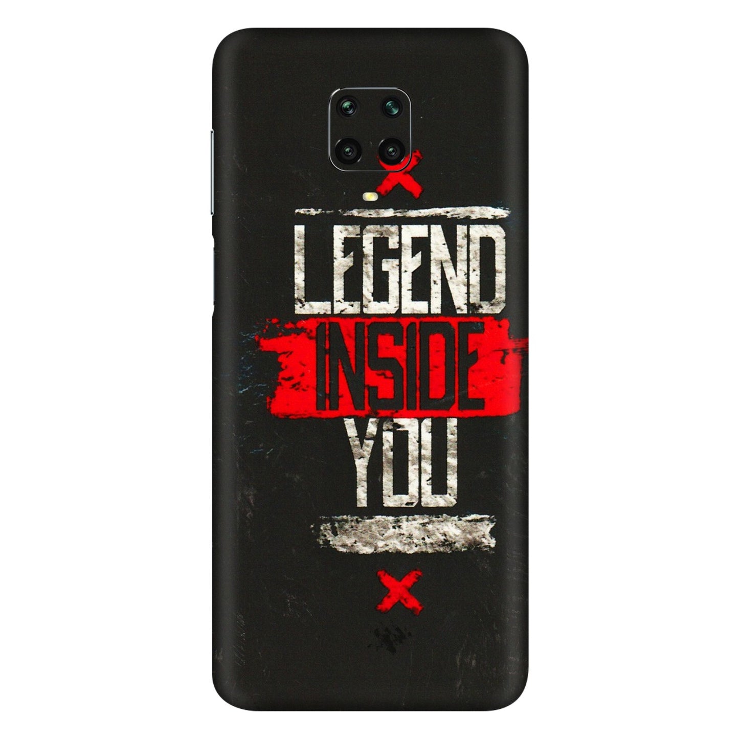 Xiaomi Redmi Phone Skins (All Models) - Legend Inside You - 3D Embossed Finish (L-186) Redmi Note 9 Pro Max