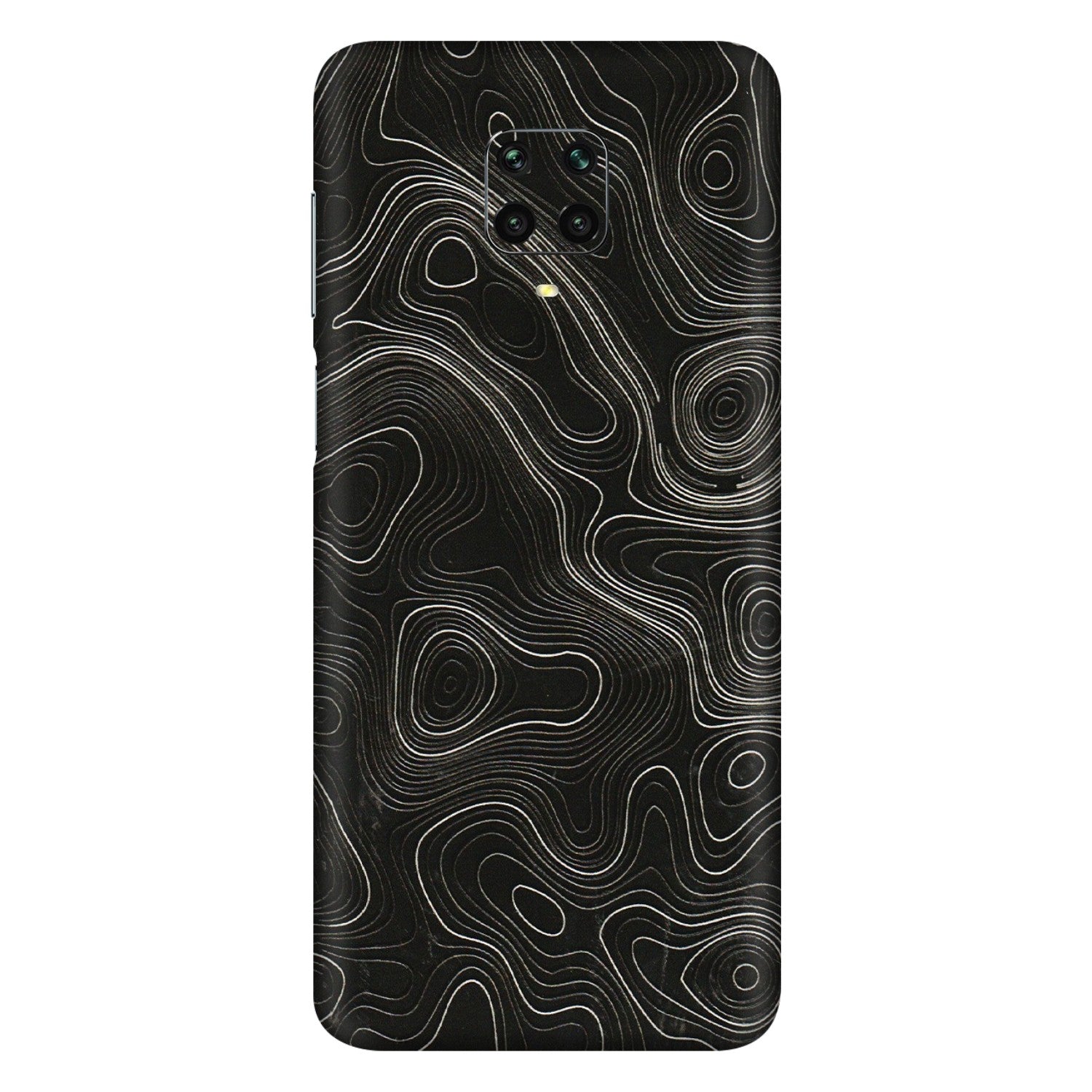 Xiaomi Redmi Phone Skins (All Models) - Black Swirl - 3D Embossed Finish (L-196) Redmi Note 9 Pro Max