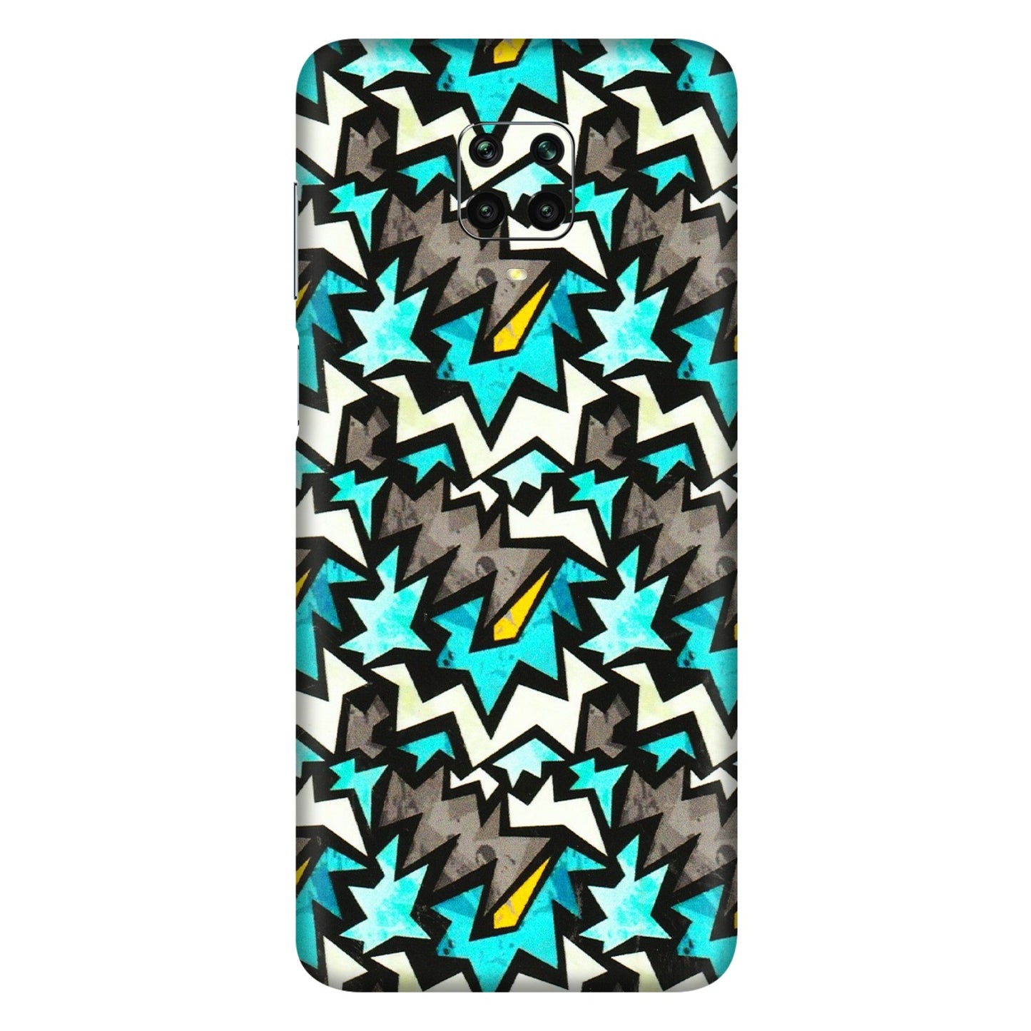 Xiaomi Redmi Phone Skins (All Models) - Funky Zig Zag - 3D Embossed Finish (L-223) Redmi Note 9 Pro Max