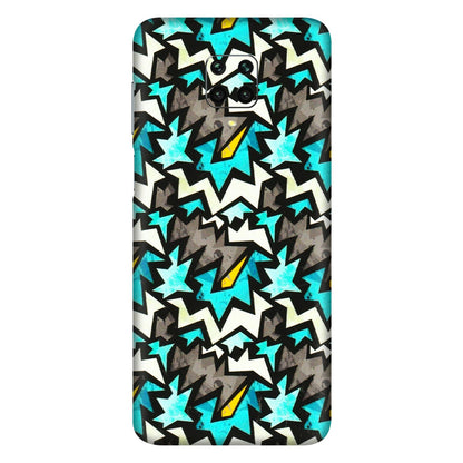 Xiaomi Redmi Phone Skins (All Models) - Funky Zig Zag - 3D Embossed Finish (L-223) Redmi Note 9 Pro Max