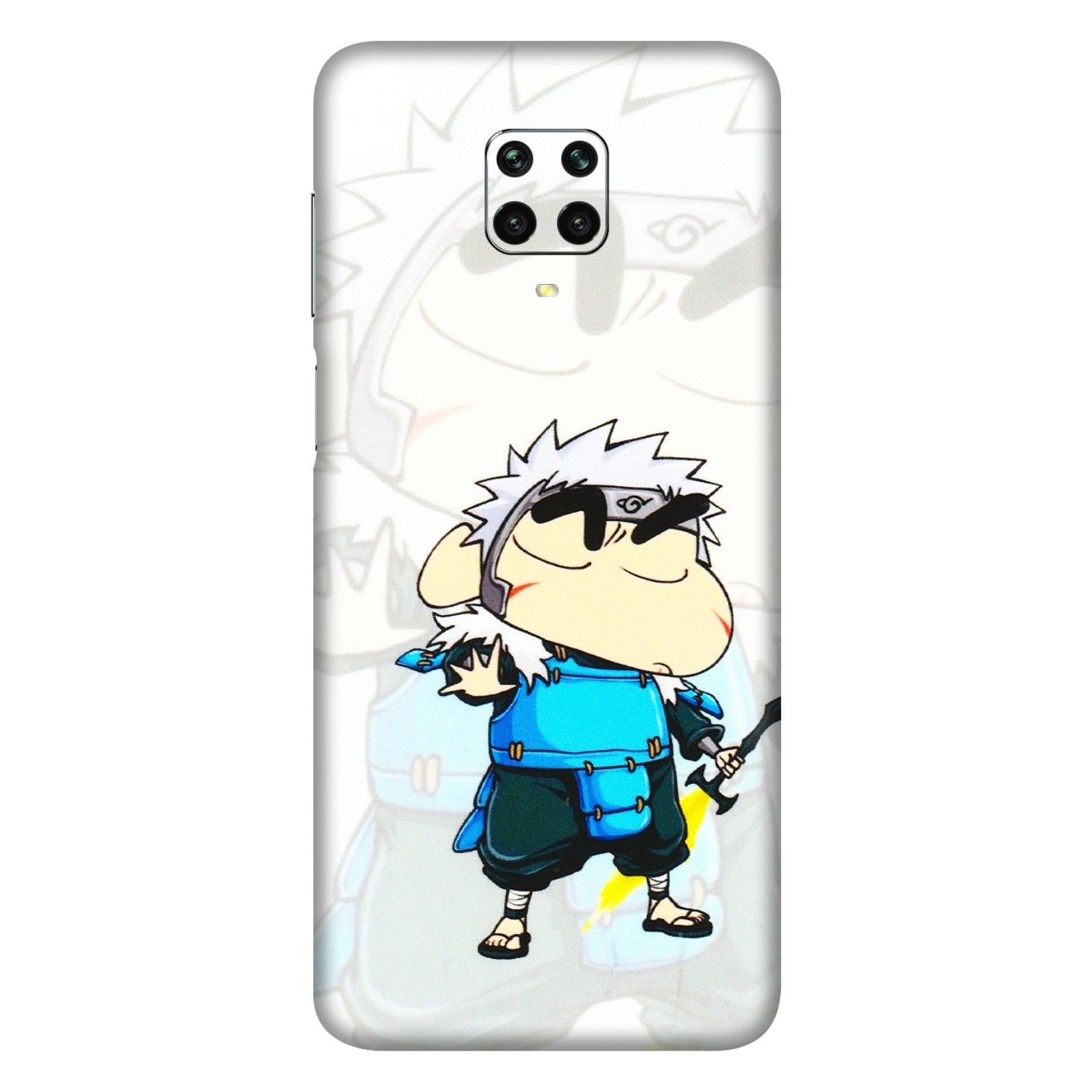 Xiaomi Redmi Phone Skins (All Models) - Angry Young Shinchan - 3D Embossed Finish (L-226) Redmi Note 9 Pro Max