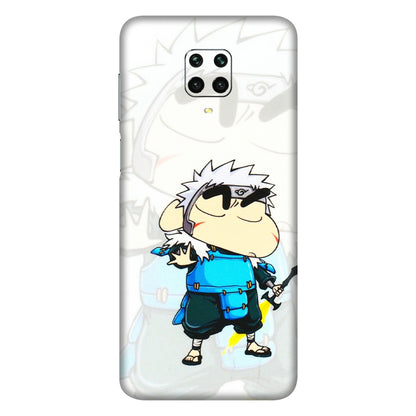Xiaomi Redmi Phone Skins (All Models) - Angry Young Shinchan - 3D Embossed Finish (L-226) Redmi Note 9 Pro Max