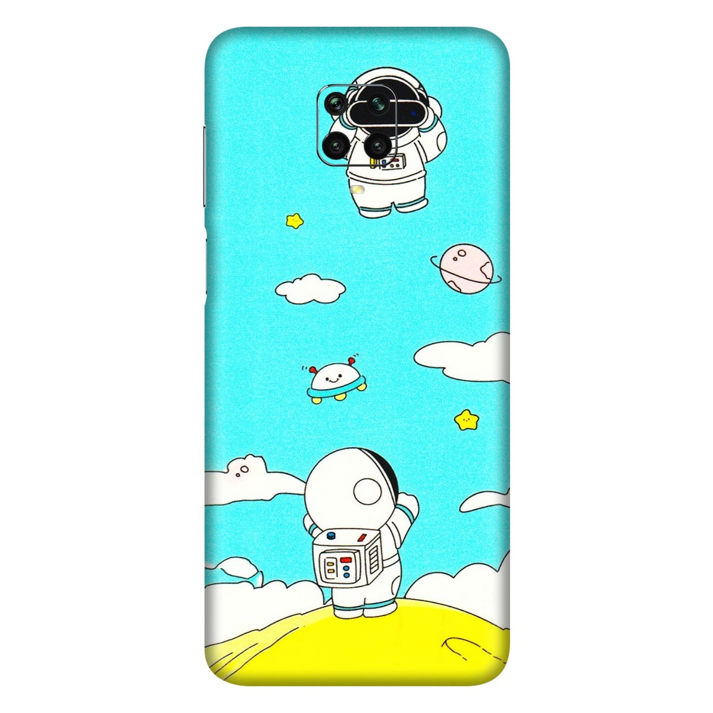 Xiaomi Redmi Phone Skins (All Models) - Blue Skies Astro Float - 3D Embossed Finish (L-230) Redmi Note 9 Pro Max