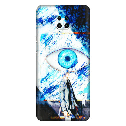 Xiaomi Redmi Phone Skins (All Models) - Gojo Satoru evil eye - 3D Embossed Finish (L-239) Redmi Note 9 Pro Max