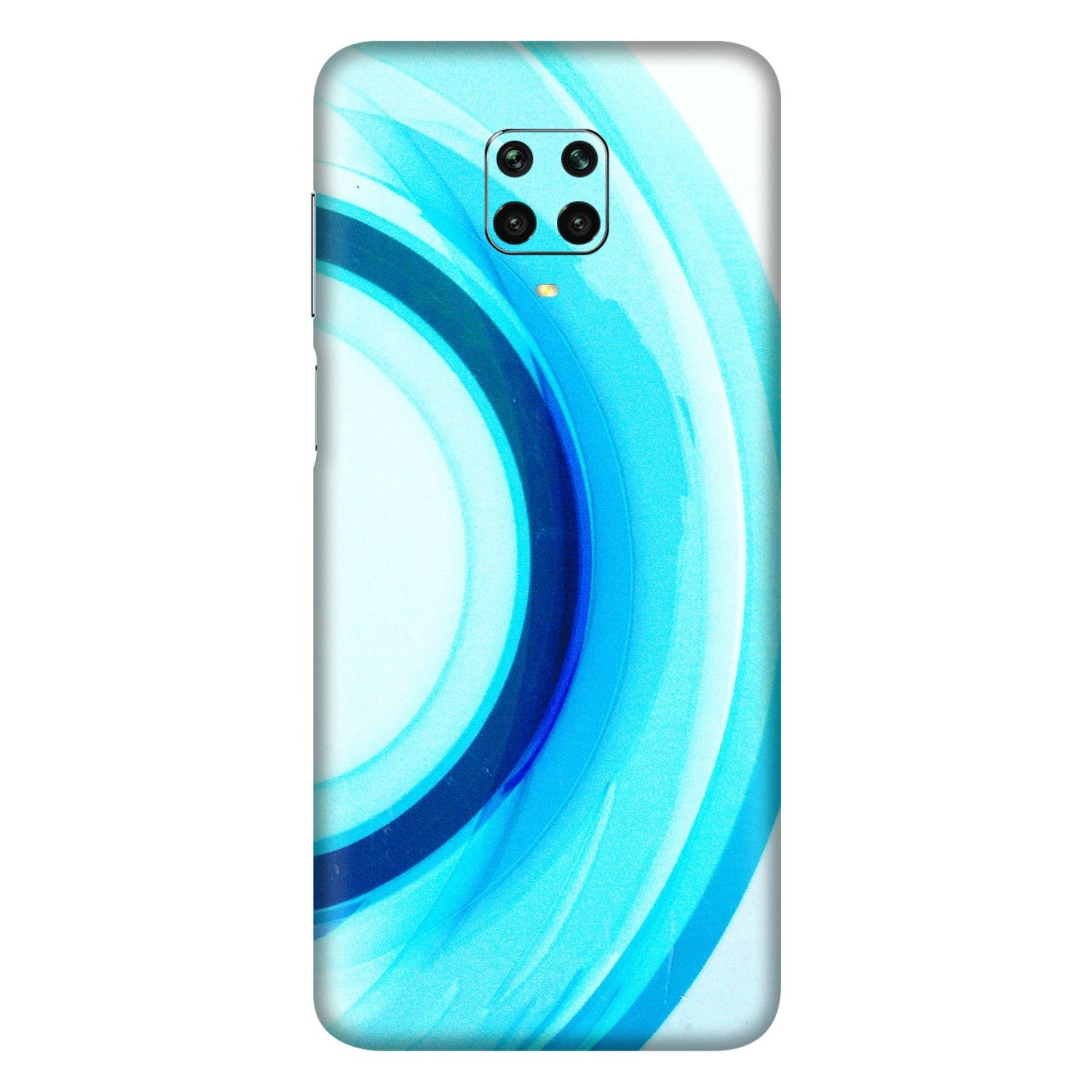 Xiaomi Redmi Phone Skins (All Models) - The Blue Curve - 3D Embossed Finish (L-244) Redmi Note 9 Pro Max