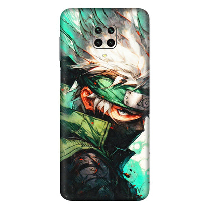 Xiaomi Redmi Phone Skins (All Models) - Kakashi Side Profile - 3D Embossed Finish (L-249) Redmi Note 9 Pro Max