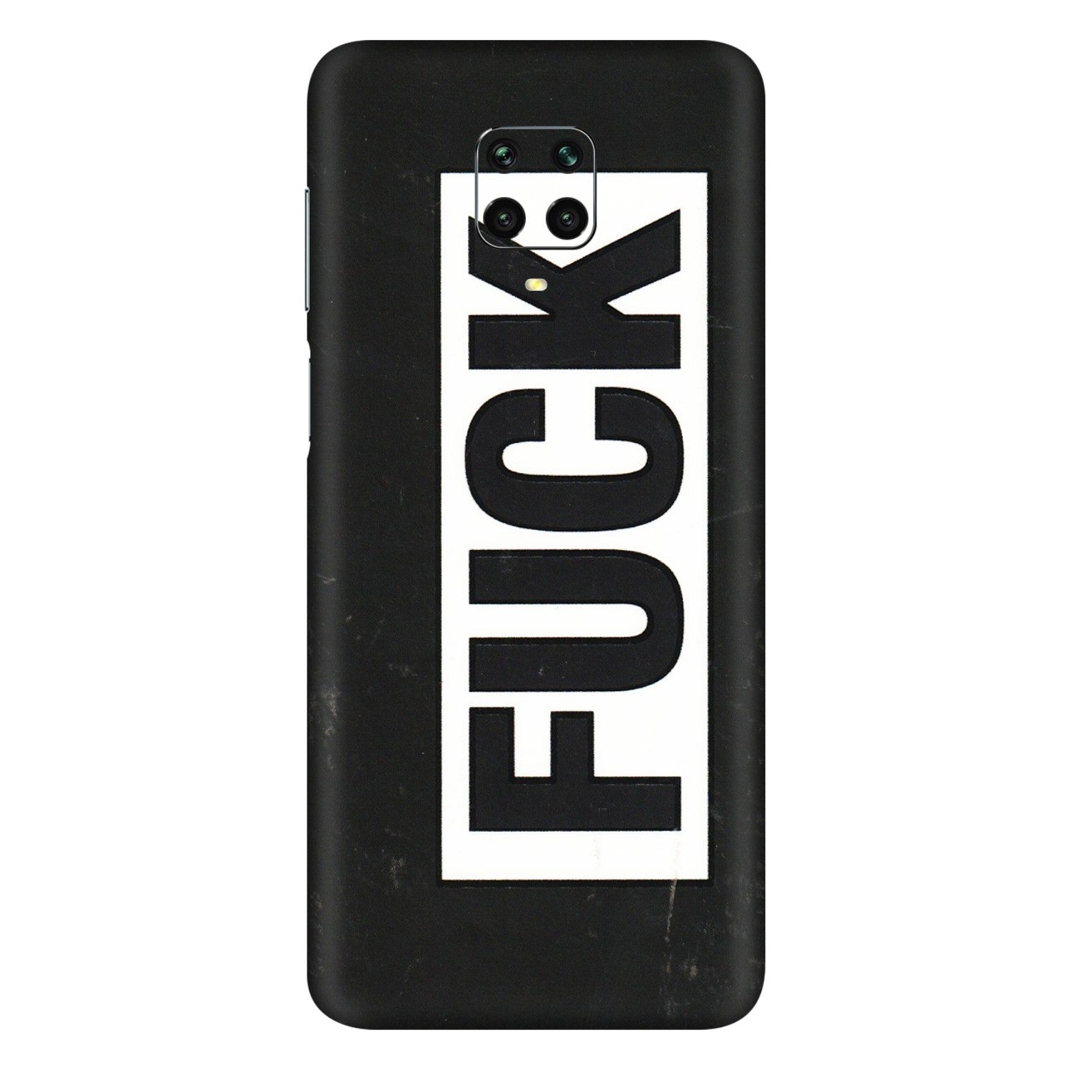 Xiaomi Redmi Phone Skins (All Models) - The F Word - 3D Embossed Finish (L-255) Redmi Note 9 Pro Max