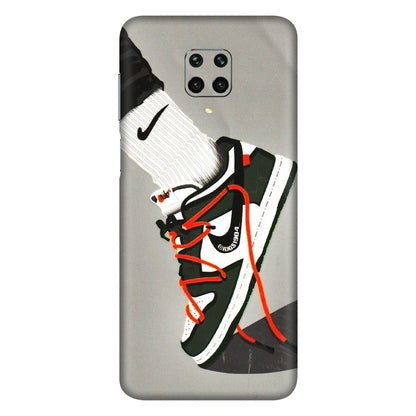 Xiaomi Redmi Phone Skins (All Models) - New Grey Sneaker - 3D Embossed Finish (L-261) Redmi Note 9 Pro Max