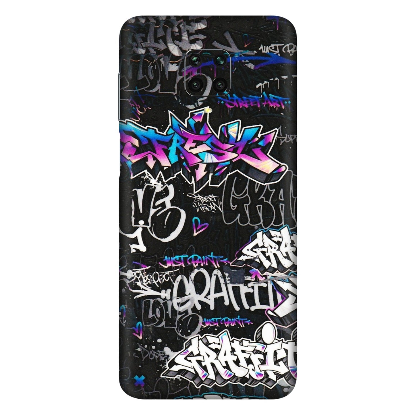 Xiaomi Redmi Phone Skins (All Models) - Graffiti Killer - 3D Embossed Finish (L-274) Redmi Note 9 Pro Max