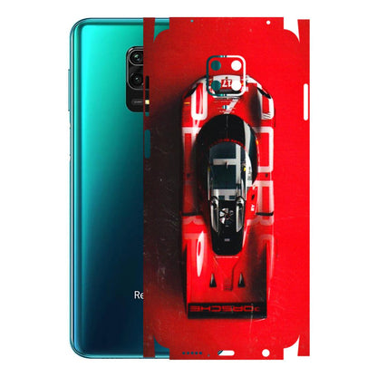 Xiaomi Redmi Phone Skins (All Models) - Red Porsche Car Logo - 3D Embossed Finish (L-315) Redmi Note 9 Pro Max