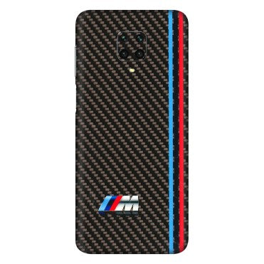 Xiaomi Redmi Phone Skins (All Models) - BM Carbon Fiber Feels - 3D Embossed Finish (L-38) Redmi Note 9 Pro Max