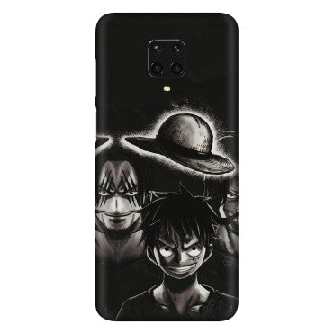 Xiaomi Redmi Phone Skins (All Models) - Black Luffy Hat - 3D Embossed Finish (L-57) Redmi Note 9 Pro Max