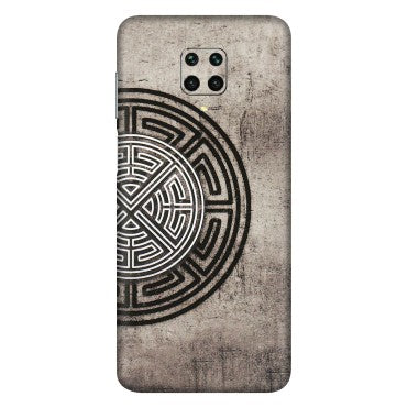 Xiaomi Redmi Phone Skins (All Models) - Mysterious Circular Design - 3D Embossed Finish (L-63) Redmi Note 9 Pro Max