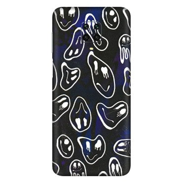Xiaomi Redmi Phone Skins (All Models) - Distorted Smileys - 3D Embossed Finish (L-92) Redmi Note 9 Pro Max