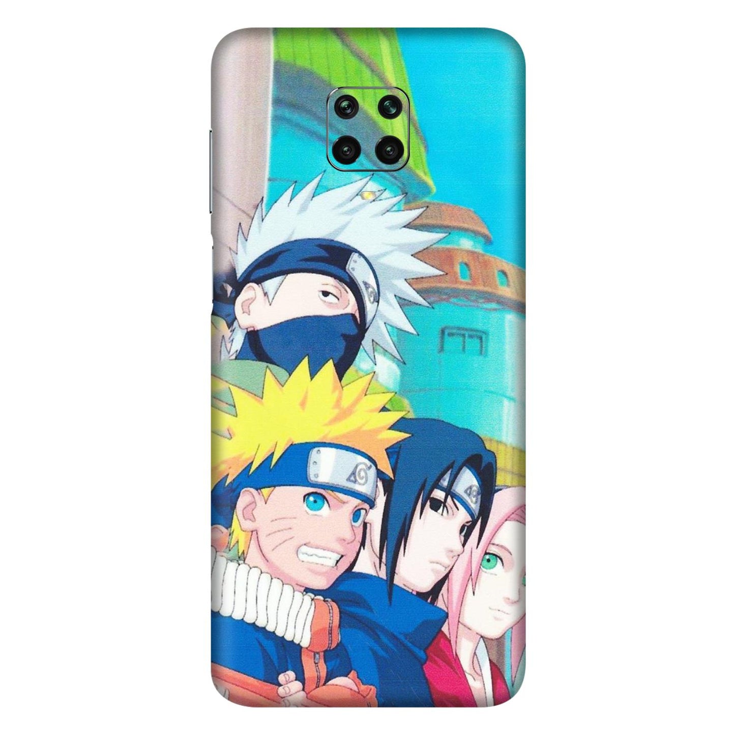 Xiaomi Redmi Phone Skins (All Models) - Team Minato And Kakashi - Matte Finish (M-101) Redmi Note 9 Pro Max